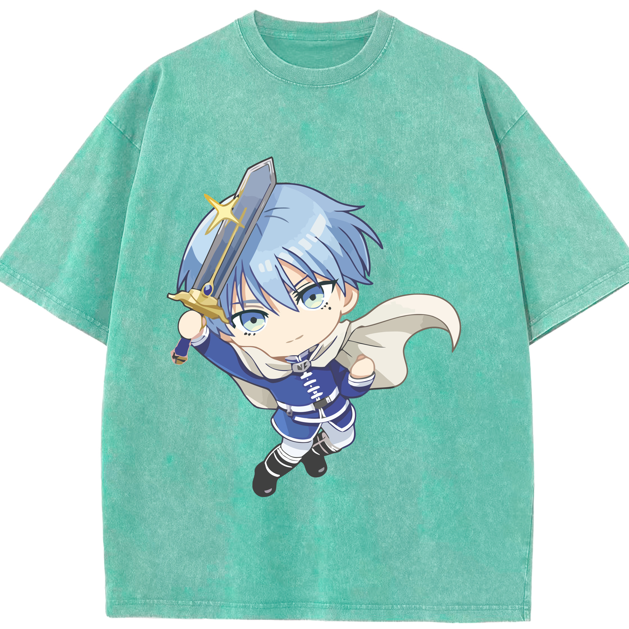 （画像用） 葬送のフリーレン Frieren 綿100% ヴィンテージ風 半袖Tシャツ（フロントプリント）